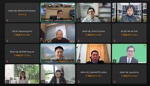 オンライン聞き取り調査の様子